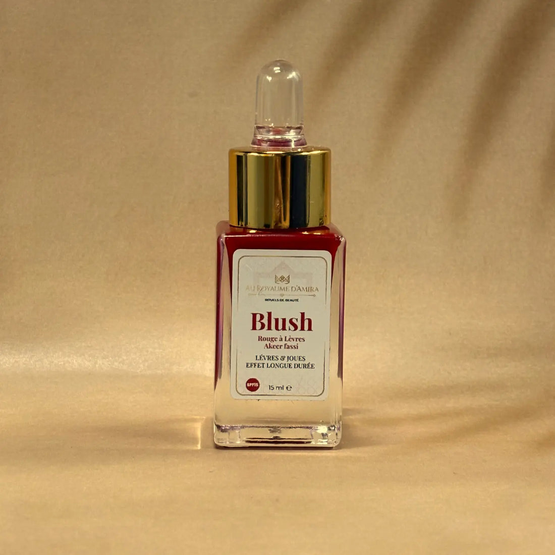 Rouge à lèvres et blush liquide Aker Fassi, maquillage naturel marocain