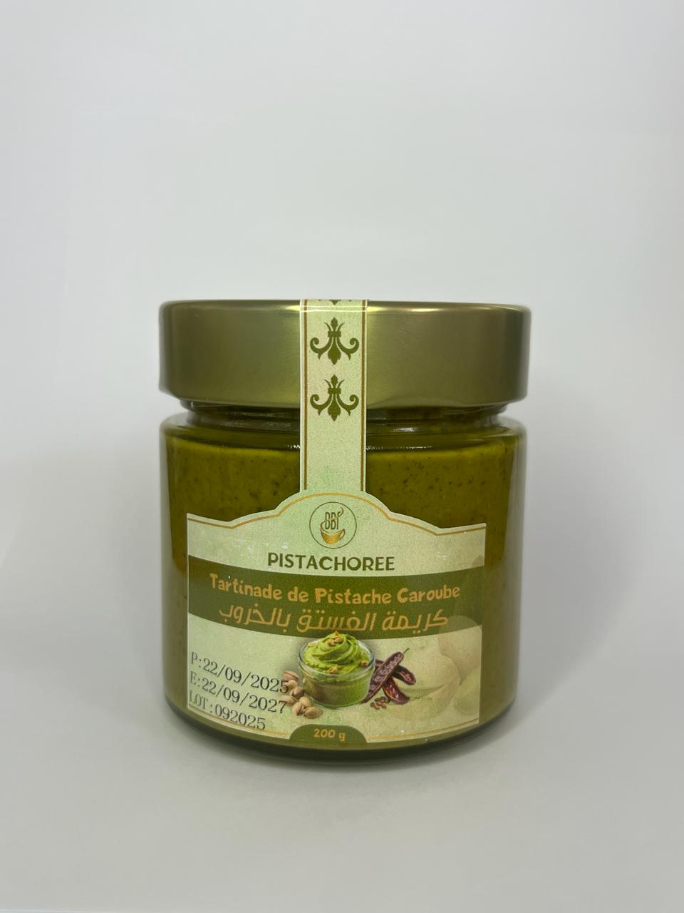 Tartinade pistache-caroube